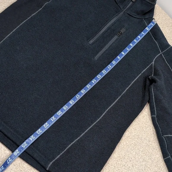 Kuhl Sweater Sweatshirt Pullover, 1/4 Zip, Men's Medium - Picture 5 of 14